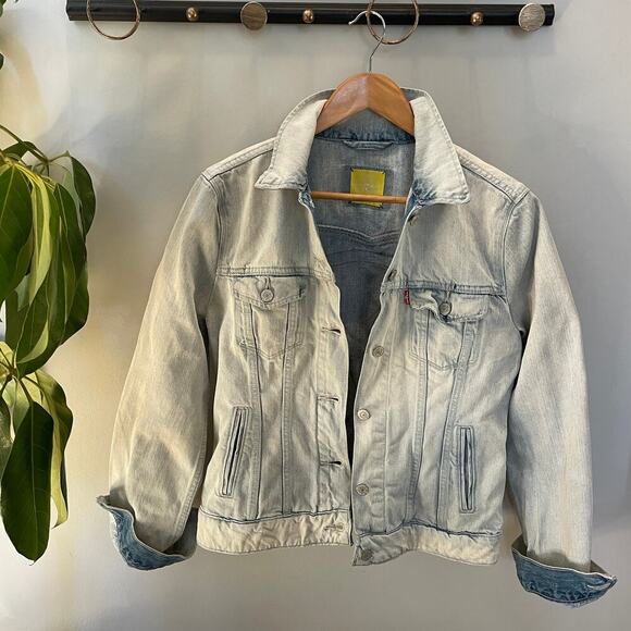 Luke Vicious x Levi’s Custom Denim Jacket | Hand-Bleached, Fabric-Stitched, RARE - Picture 5 of 7